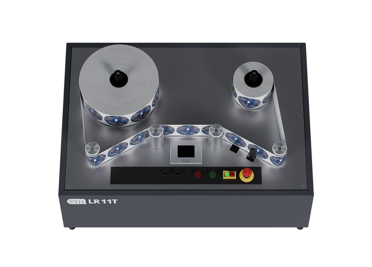 Compact Tabletop Unwinder/Rewinder, LR11T