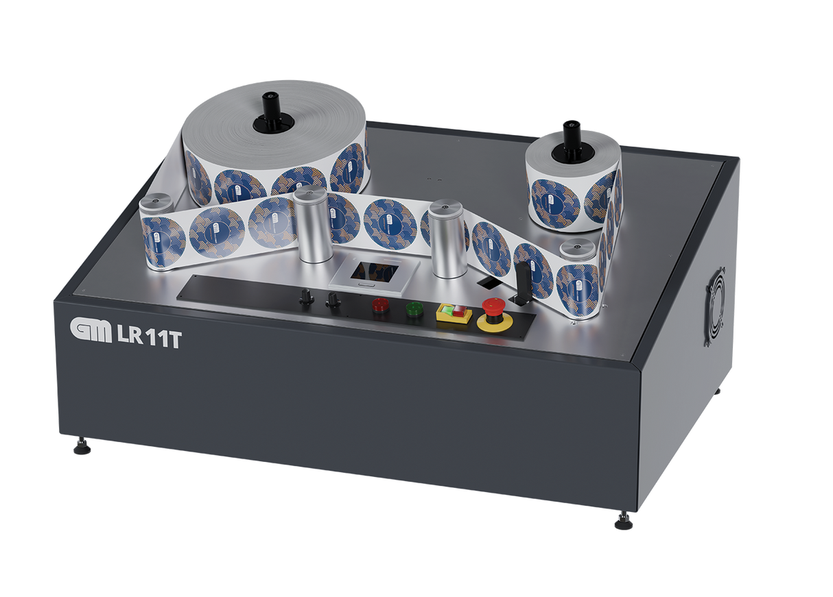 Compact Tabletop Unwinder/Rewinder, LR11T